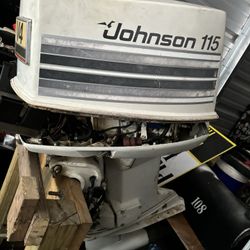 Johnson 115 HP Outboard V4 Motor 