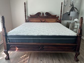 King Size Wood Bed