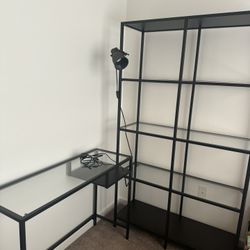 Ikea VITTSJO Desk & Bookcase - $75 OBO