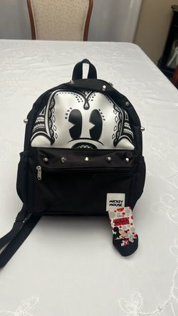 Disney black and white backpack
