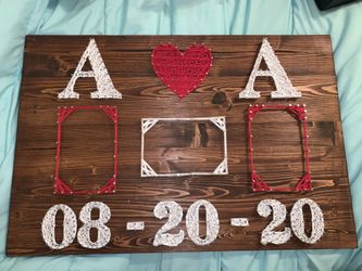 Couples String Art Decor with frames!