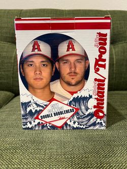 Shohei Ohtani & Mike Trout City Connect Double Bobblehead