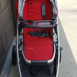 Uppa Baby Vista Stroller with Rain Cover