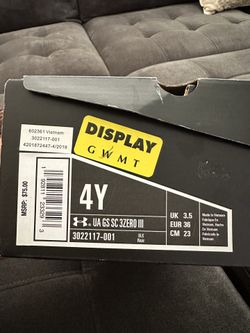 Curry 3 Zero BLK GRY New Basketball shoes size 4y
