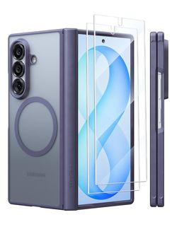 TORRAS Magnetic Case For Samsung Galaxy Z Fold 8 Ultra - Violet Purple