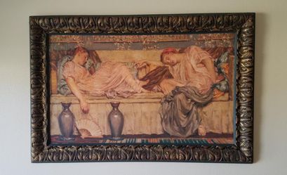 "Apples" by Albert Joseph Moore Framed Wall Art