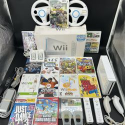 Nintendo Wii Console Bundle With 14 Games 