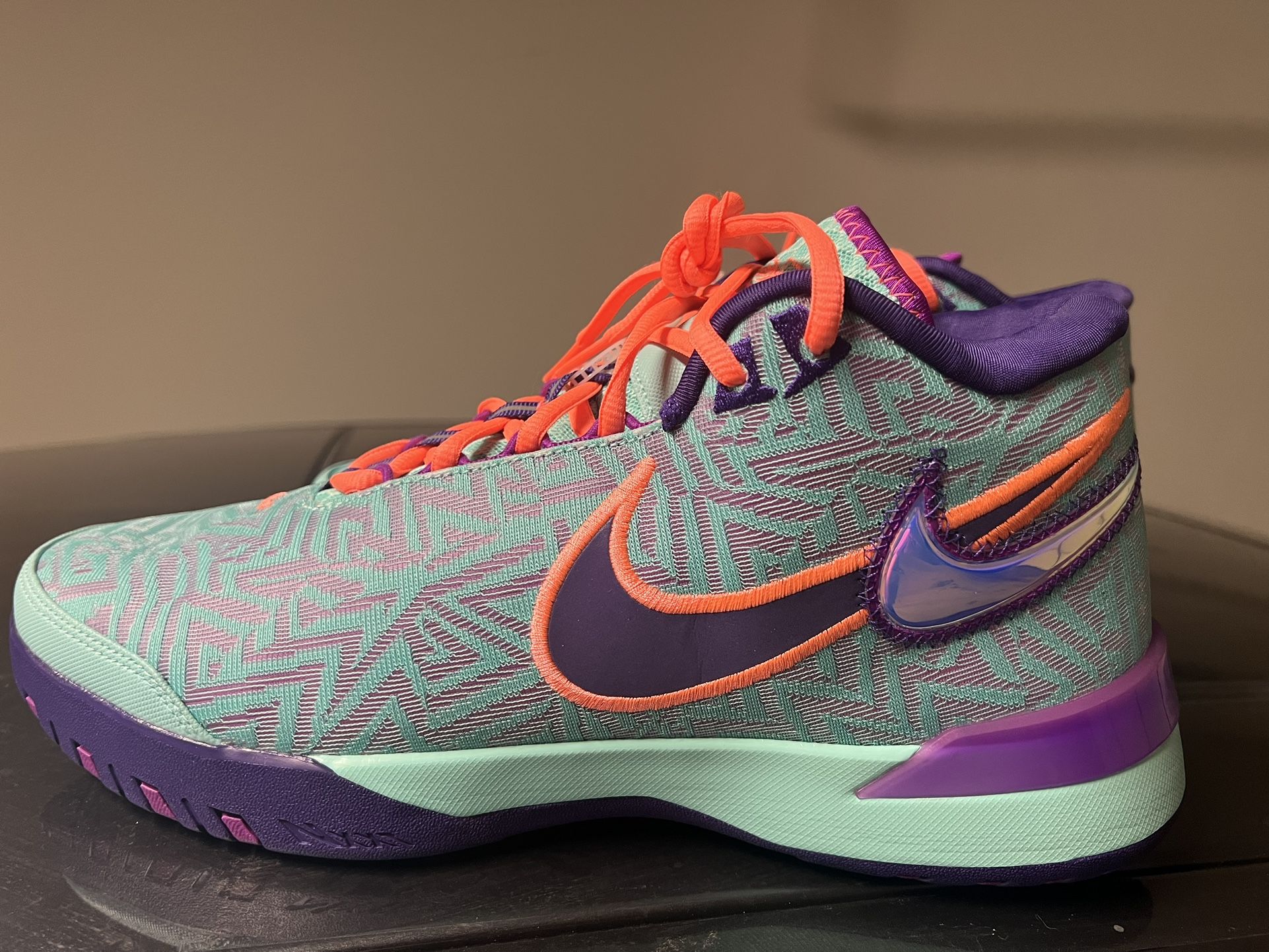 Nike Zoom LeBron NXXT Gen Hyper Turquoise Purple HF0712-300 Men’s Size 9 Nike LeBron NXXT Genisus Hyper Turquoise - HF0712-300 main image 3