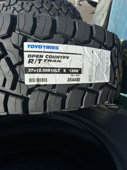 37x12.50R18 E Toyo Open Country R/T Trail
