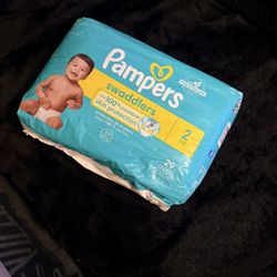 Size 2 Pamper Swaddles 