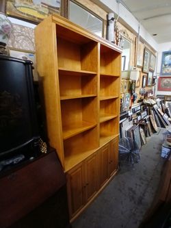 Bookcase cabinet storage