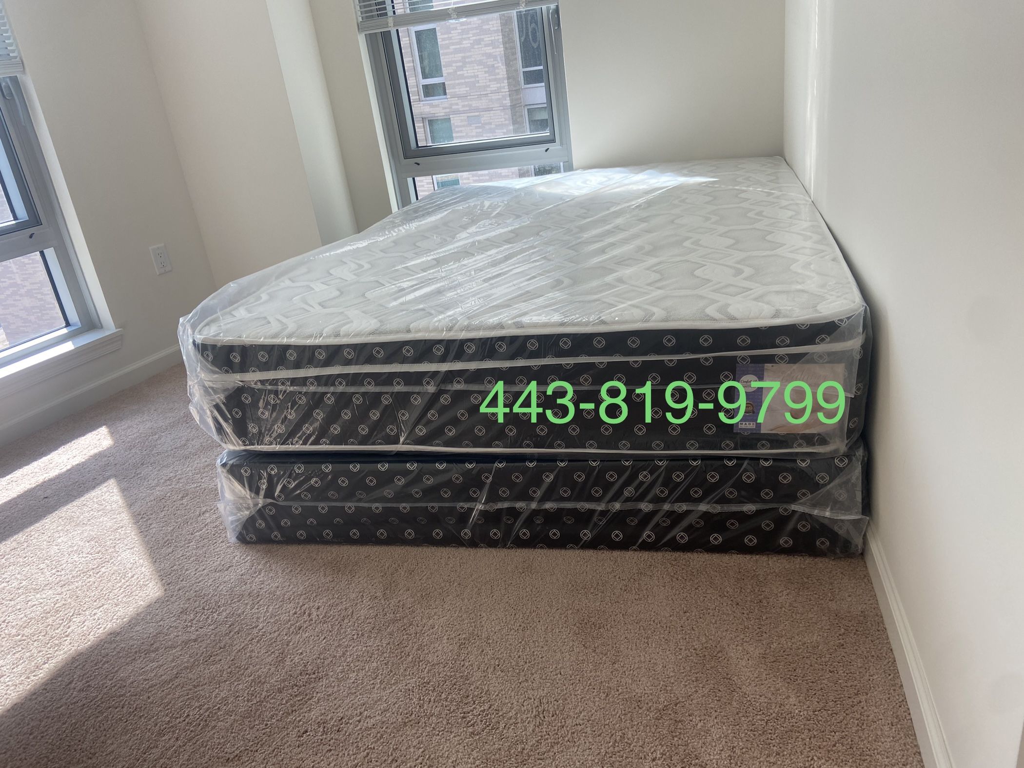 Queen Mattress Come With Free Box Spring Free Delivery Today Tu