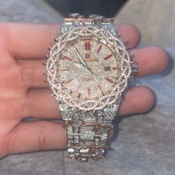 Custom Moisanite Thorn AP Watch