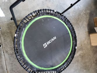 BCAN  Fitness Trampoline with Handle Bar