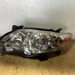 2011 2012 2013 Toyota Corolla Drive Side Headlight 