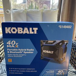Kobalt Bluetooth Speaker/Radio