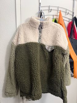 Thread & Supply Sherpa Fleece Jacket Camo