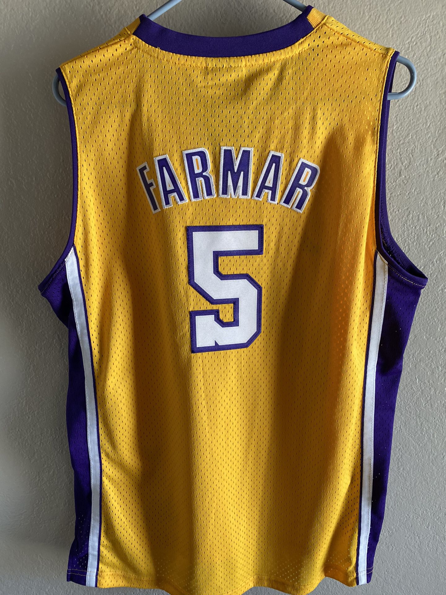 Adidas NBA Los Angeles Lakers Jordan Farmar #5 Jersey Size Youth M (10-12).