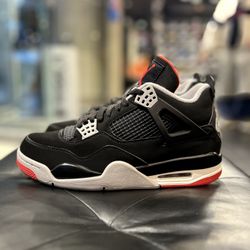 Nike Air Jordan 4 Retro Bred 2019 Size 9 Men Shoes