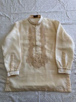 Barong Tagalog Embroidered Formal Shirt