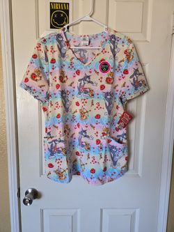 Women's Large Scrub top new $5