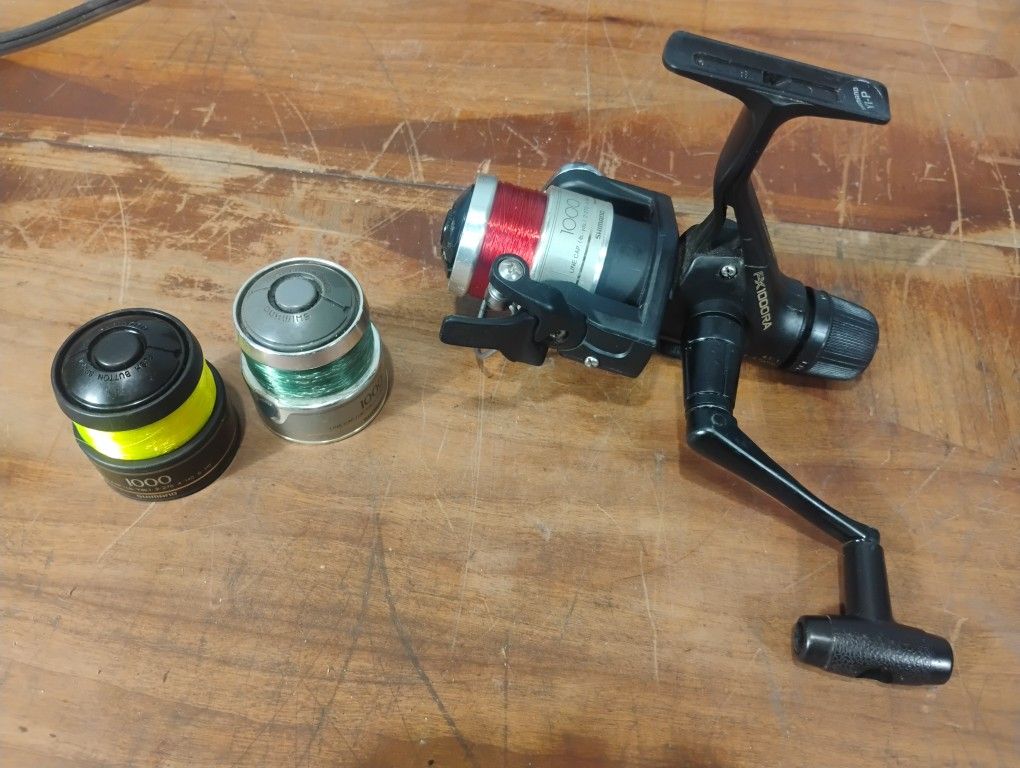 Shimano FX1000RA Fishing Reel With 2 Spare Spools