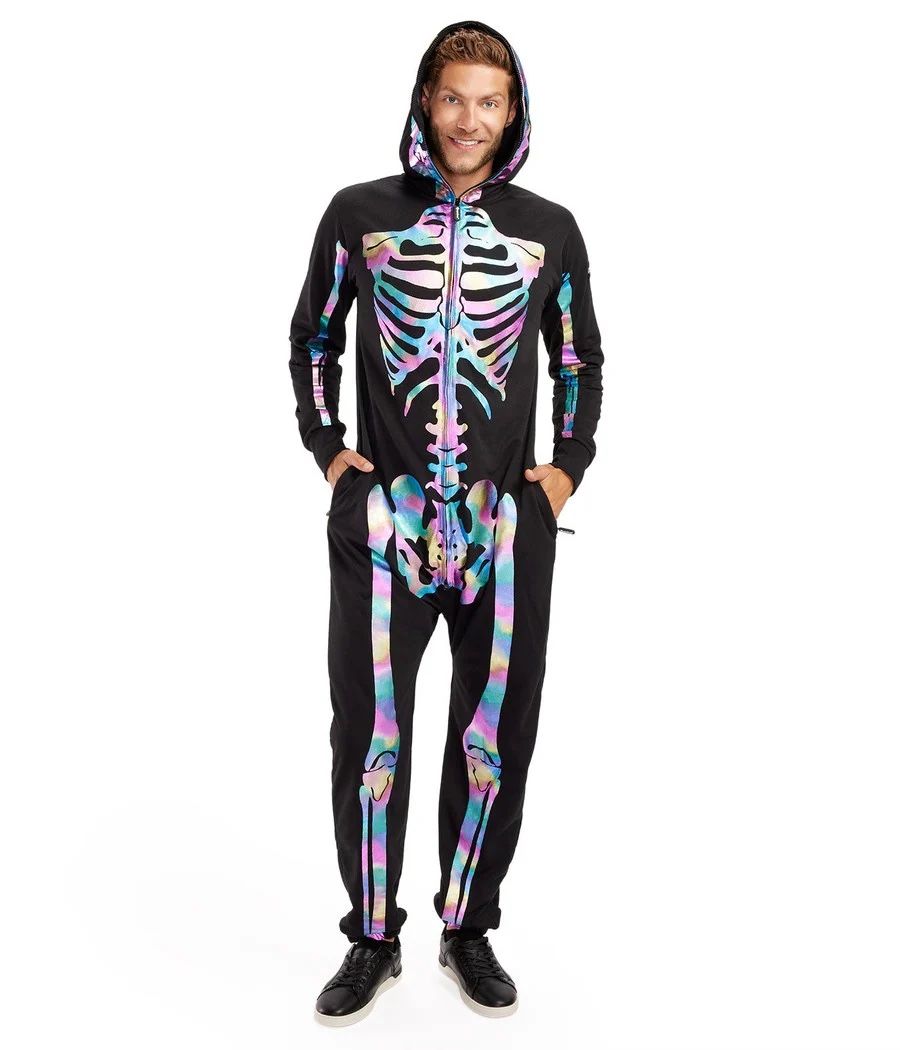 🎃✨ HALLOWEEN MATCHING IRIDESCENT SKELETON FAMILY COSTUMES ✨🎃