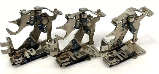 Vintage E Singer Sewing Machine Foot Attachments 1261 Lot Of 3