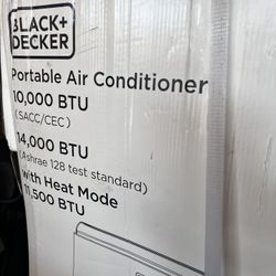 New Black And Decker Portable Air Conditioner/ Heater