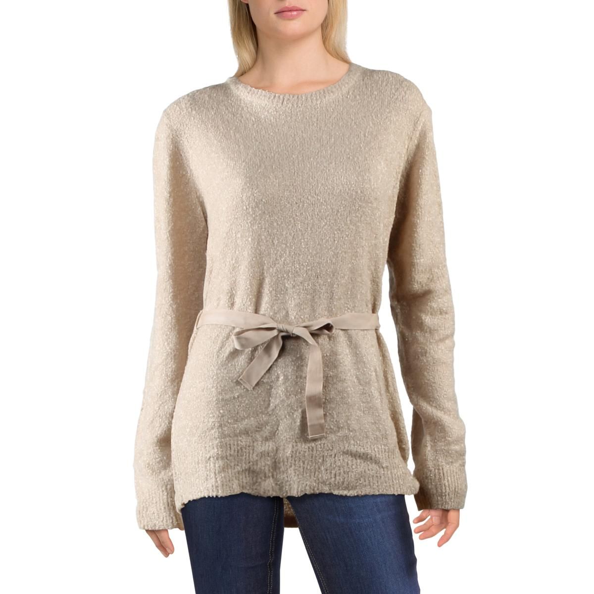 Current Air Womens Pullover Sweater Beige Size Medium