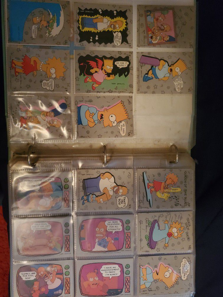 1990 Topps Simpson Cards & Baseball Cards (4 Sets)