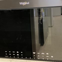 WHIRLPOOL 30” OVER-THE-RANGE MICROWAVE OVEN - BLACK/STAINLESS STEEL - MOD #: WMMF7530RV