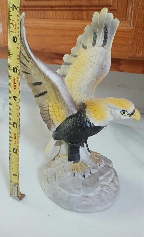Porcelain Eagle Figurine