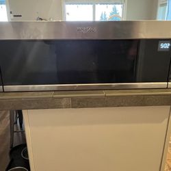 Whirlpool Microwave (for above the stove)