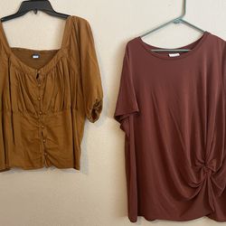 Women’s 2X Tops $3 Each