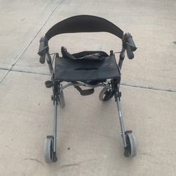 Rolling Walker (Folding & Adjustable Height)