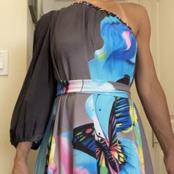 NEW-One Of A Kind Off The Shoulder, African Dress