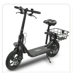 Razor EcoSmart Metro Electric Scooter w/ Seat & Basket