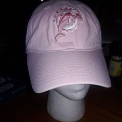 Miami Dolphins Football Hat Cap PINK