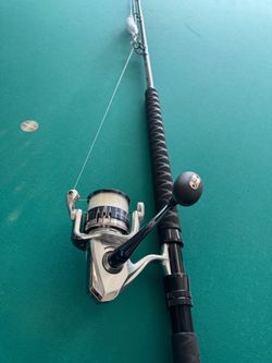 Shimano Teramar 7’6” heavy and SW14,000xg Saragosa spinning combo New! Never used