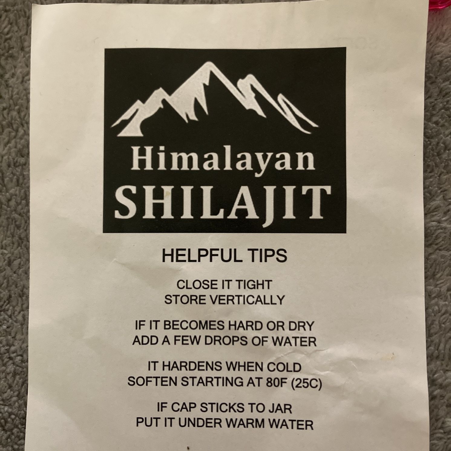 Himalayan Shilajit