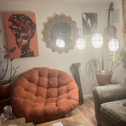 Papasan Chair Frame And Cushion