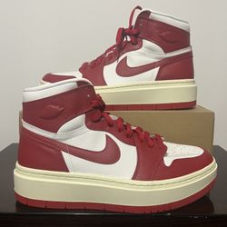 Nike Air Jordan 1 Elevate High Summit White Red Shoes DN3253-116 Women's Size 12