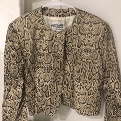 Artemis New York  Leather Jacket