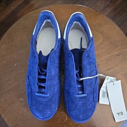 Adidas X Y-3 Gazelle Blue/Off White Size  Mens US 7  / Wonens 8.5