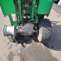 Land Mower Transmission And Hood 