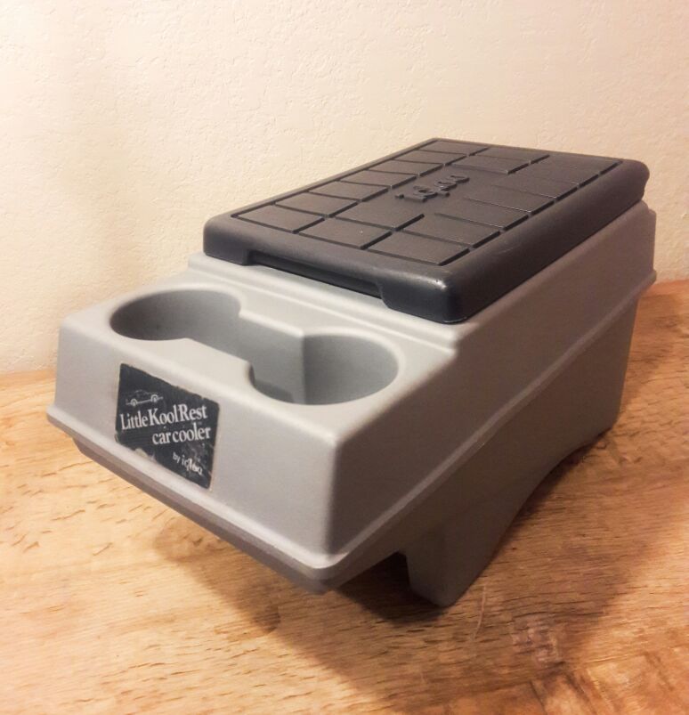 VINTAGE IGLOO LITTLE KOOL REST CAR COOLER CENTER CONSOLE