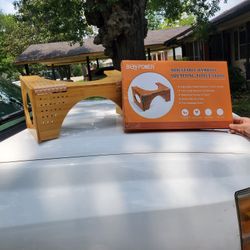 Adjustable Bamboo Squatting Toilet Stool