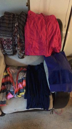 Women’s Clothing (sweaters, jackets, etc.)