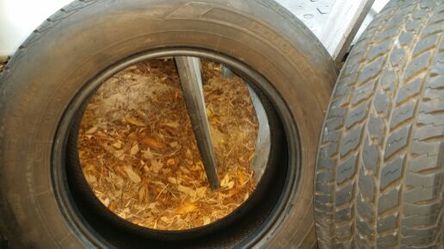 2 tires near new